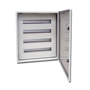 Gabinete metálico 600x500x200 IP65 1puerta con chasis Globaltronics