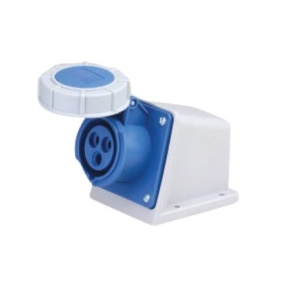 Enchufe industrial PRO hembra sobrepuesto 2P+T 16A IP67 Globaltronics