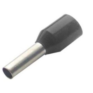 Ferrule 10AWG I=12mm D=3.9mm negro Globaltronics