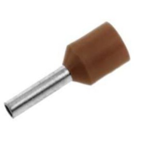 Ferrule 7AWG I=12mm D= 4.9mm café Globaltronics