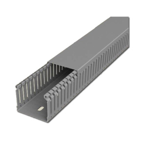 Canaleta ranurada PVC H60xW40 2m Globaltronics