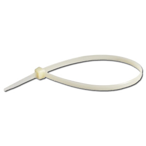 Amarra plástica blanca 3,5 mm x 300 mm Globaltronics
