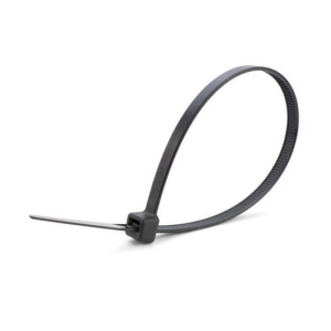 Amarra plástica negra 2,5mm x 100mm UV Globaltronics